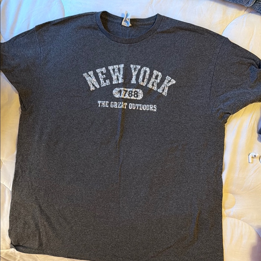 Gray New York Graphic T-Shirt